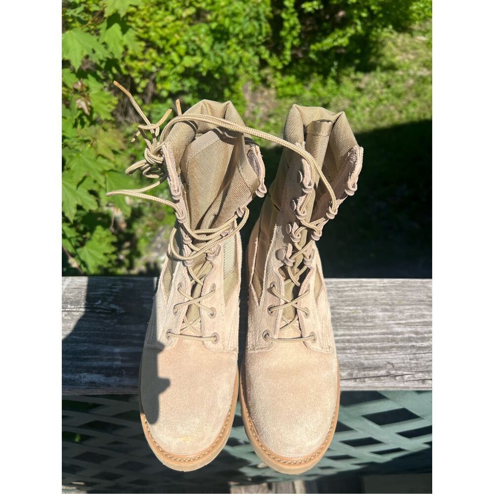 UFCW 8430 Womens Military Army Desert Combat Boots Steel Toe Vibram Sole Sz 5 XW - Picture 6 of 8